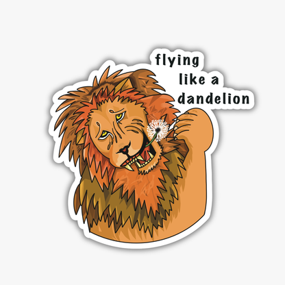 Leo Sticker — 3x3 Kiss-Cut Vinyl