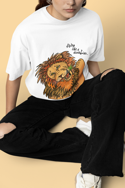 flying like a dandeLion / Stoned Lion Unisex Tee