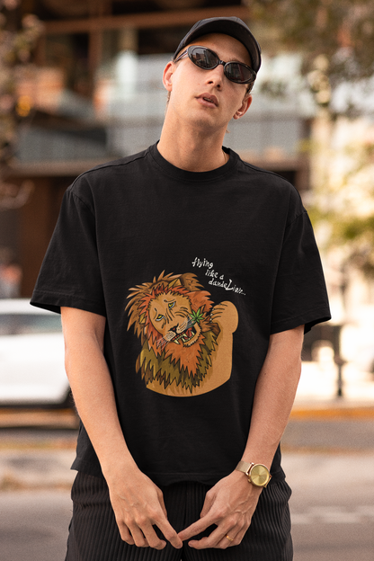 flying like a dandeLion / Stoned Lion Unisex Tee