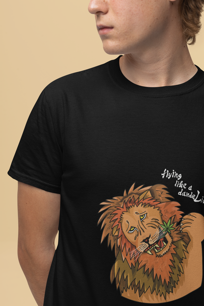 flying like a dandeLion / Stoned Lion Unisex Tee