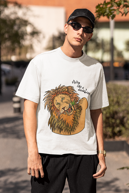 flying like a dandeLion / Stoned Lion Unisex Tee